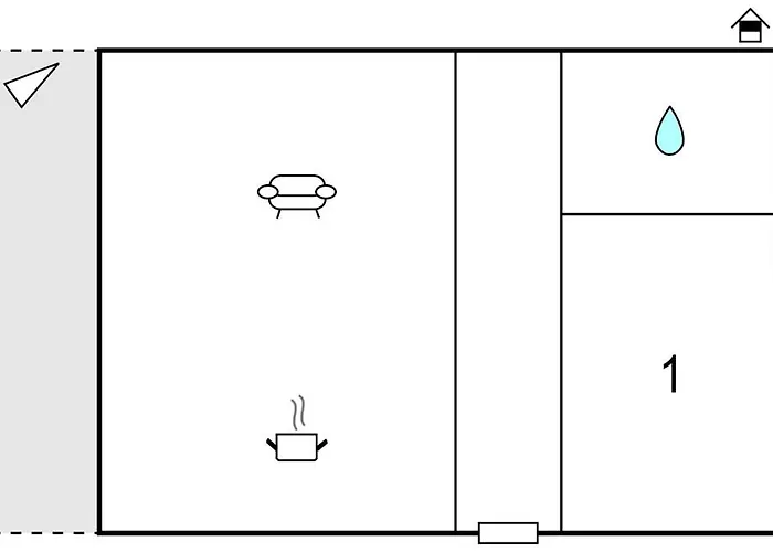 1 Bedroom Amazing In Apartamento Šmrika